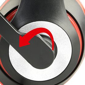 Gembird MHS-03-BKRD / Headset / full size / wired / 3.5 mm jack /