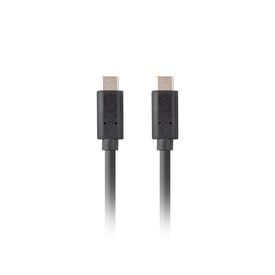 Lanberg CA-CMCM-32CU-0010-BK / 1 m / USB C / USB C / USB 3.2 Gen