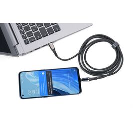 TROIKA CBL20/BK / 2 m / USB C / USB C/Lightning / Black