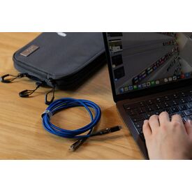 TROIKA CBL20/DB / 2 m / USB C / USB C/Lightning / Blue