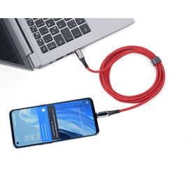 TROIKA CBL20/RD / 2 m / USB C / USB C/Lightning / Red