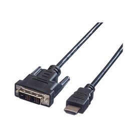 Secomp VALUE / Adapter cable / DVI-D male to HDMI ma | 11.99.5522