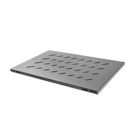 Lanberg AK1015B Rack shelf Black Metal 120 kg 1U AK1015B