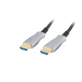 Lanberg HDMI MM V2.0 Kabel SCHWARZ OPTISCH CAHDMI20FB0100BK