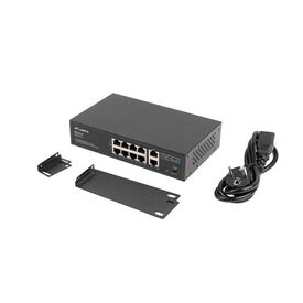 Lanberg Switch 8X 100MB DSP+2X 1GB Rack 1019 RSFE8P2GE120