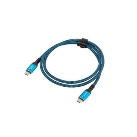 Lanberg USB-C M M 4.0 CABLE 2M 240W 8K 60HZ BLACK-BLUE