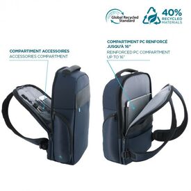 Mobilis 005045 / Casual backpack / Black / Monochromatic / Global