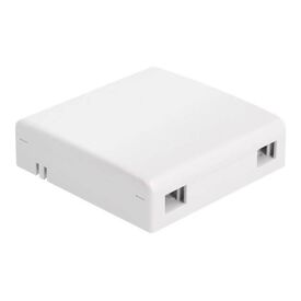 Delock / Fibre-optic connection box / wall mountable / wh | 87897