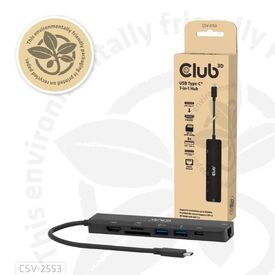 Club 3D Dockingstation 7 in 1 Hub USBC* Digital CSV2553