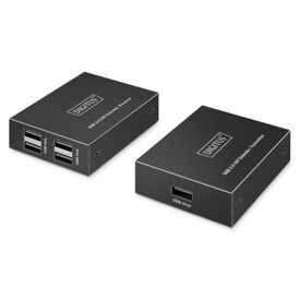 DIGITUS USB 2.0 CAT extender, 4 port USBA, 150m DA73120