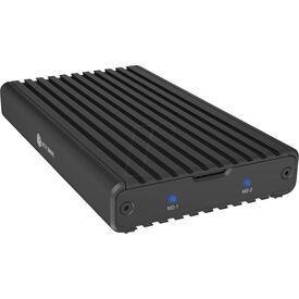 ICY BOX Dual M.2 NVMe External SSD Enclosure IB2817MC32