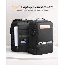 Inateck 42L 20L Carry On Travel Backpack, With Multiple Pockets,  Black