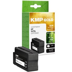 KMP Ink cartridges Black replaces  HP 967XL (3JA31AE)