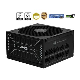 MSI MAG A850GLS PCIE5, 850W,  Active,  Power Supply ATX 3067ZPIY11CE0