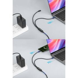 Manhattan Dual USB-C Charging Cable 100 W, 2 m 355810