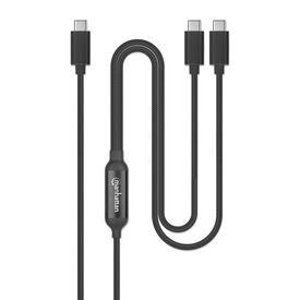 Manhattan Dual USB-C Charging Cable 100 W, 2 m 355810