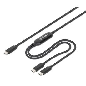 Manhattan Dual USB-C Charging Cable 100 W, 2 m 355810