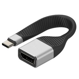 Techly Short Flat USB-C Male to Displayport  ICOCUSBCDP12