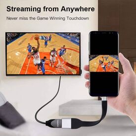 Techly Short Flat USB-C Male to Displayport  ICOCUSBCDP12