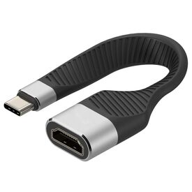 Techly Short Flat USB-C Male to HDMI  ICOCUSBCFLHD4K