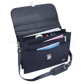 WEDO Ladies FlapOver Briefcase Ladies case Black Bag 585201