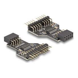 Delock / USB adapter / 9 pin USB header (F) to 9 pin USB  | 60045