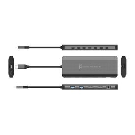 j5create JCD398 / Mini-dock / USB-C 3.2 Gen 2 / 2 x HD | JCD398-N