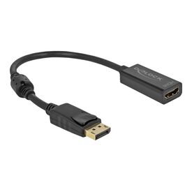 Delock Adapter DisplayPort male latched to HDMI female 20 63559