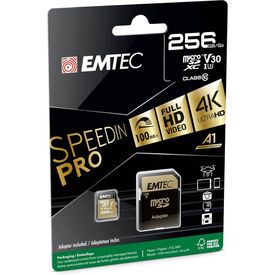 EMTEC mSD 256GB UHSI U3 V30 A1 EXPRESS (Switch 2) ECMSDM256G