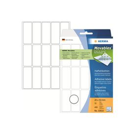 HERMA Movables Matte removable self-adhesive white 20 x 10610