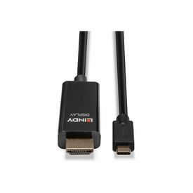 Lindy Adapter cable 24 pin USBC male to HDMI male 5 m 43315