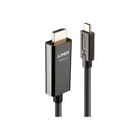 Lindy Adapter cable 24 pin USBC male to HDMI male 5 m 43315