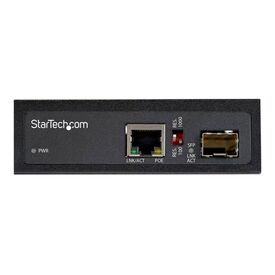 StarTech.com PoE+ Industrial Fiber to Ethernet IMC1GSFP60W