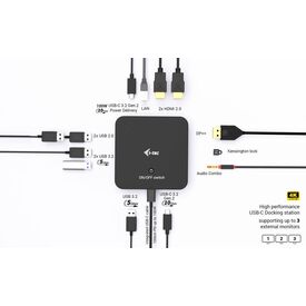 iTec Docking station USBC USB4 C31TRIPLEVIDEODPPRO