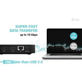 itec USBC Dual HDMI Docking Station C31DUALHDMIDOCKPD