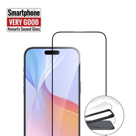 4smarts Second Glass with Mounting Frame for Apple iPhone 16