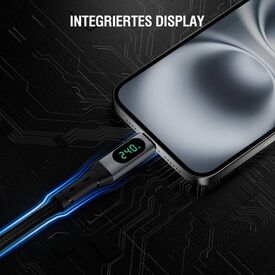 4smarts USB4 Cable DigitCord Enterprise 240W 1,5m, black