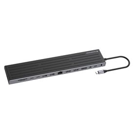 Conceptronic 14-in-1 USB 3.2 Gen 1 Docking Station, HDMI x 2, DP DONN32B
