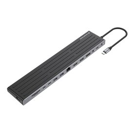 Conceptronic 14-in-1 USB 3.2 Gen 1 Docking Station, HDMI x 2, DP DONN32B
