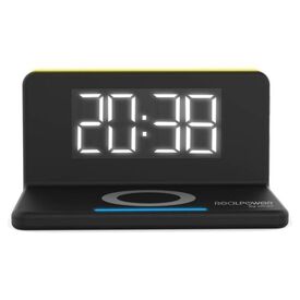 RealPower ChargeAir Digital alarm clock Rectangle Black 409450