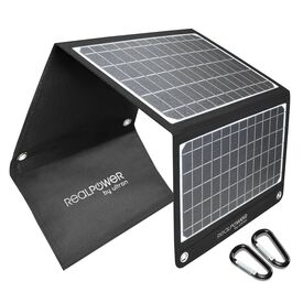 RealPower SP-22E Mobiles 22,5 W Solarpanel USB-A 411596