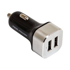 Realpower 2Port USB car charger Car power adapter 2400 176635