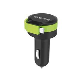 Realpower Car power adapter 4.8 A 2 output connectors 257635