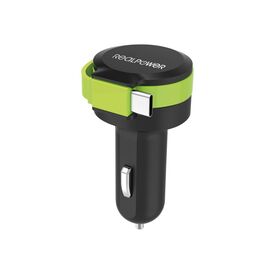 Realpower Car power adapter 4.8 A 2 output connectors 257636