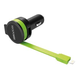 Realpower Car power adapter 4.8 A 2 output connectors 257637