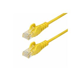 StarTech.com 15m Yellow Slim CAT6 Ethernet Cable, N6PAT15MYLS