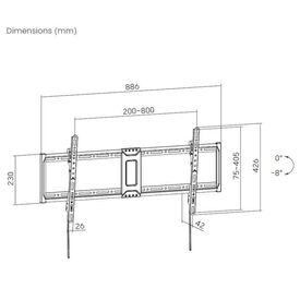 Equip 43"-95" Tilt Slim TV Wall Mount Bracket 650361