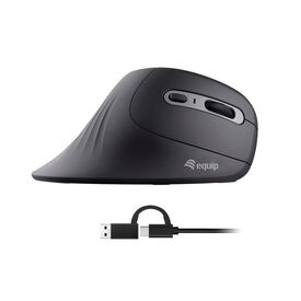 Equip Vertical Ergonomic Wired Mouse (USB-C+A) 245119