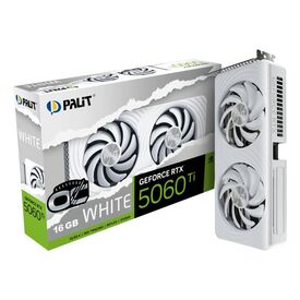 Palit GeForce RTX 5060 Ti White OC, GeForce RTX 5060 Ti, 16 GB NE7506TU19T1GB2061M