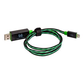 RealPower LED floating USB cable USB (M) to MicroUSB 187656